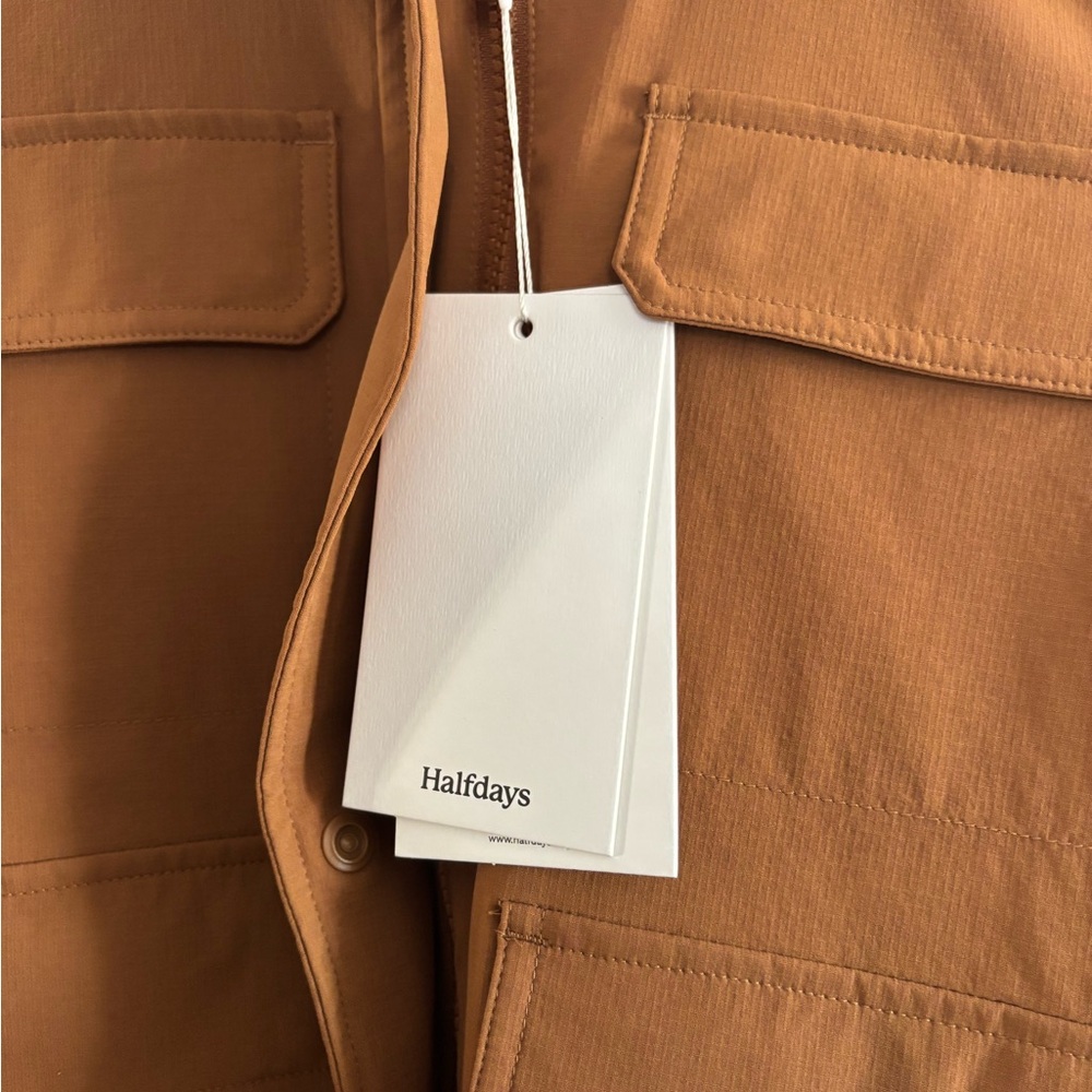 Halfdays Women's Tan Ski Fashion Jacket - Picture 3 of 9